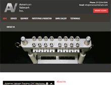 Tablet Screenshot of americanvalmark.com